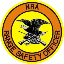A picture of the nra range safety officer logo.