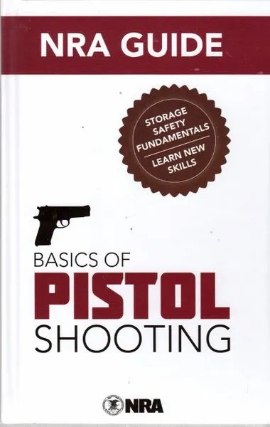 A book cover with a gun and some writing