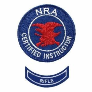 Nra certified instructor patch and shoulder patch
