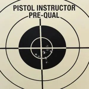 Pistol Instructor Range Pre-Qualification