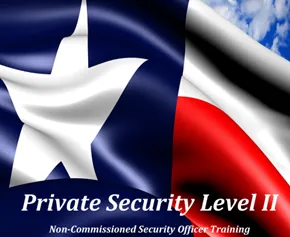 1 - Private Security Level II image fo-8446828 Private security guard in uniform on duty.