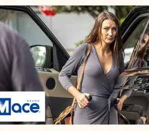 Pepper spray training session with Mace brand.