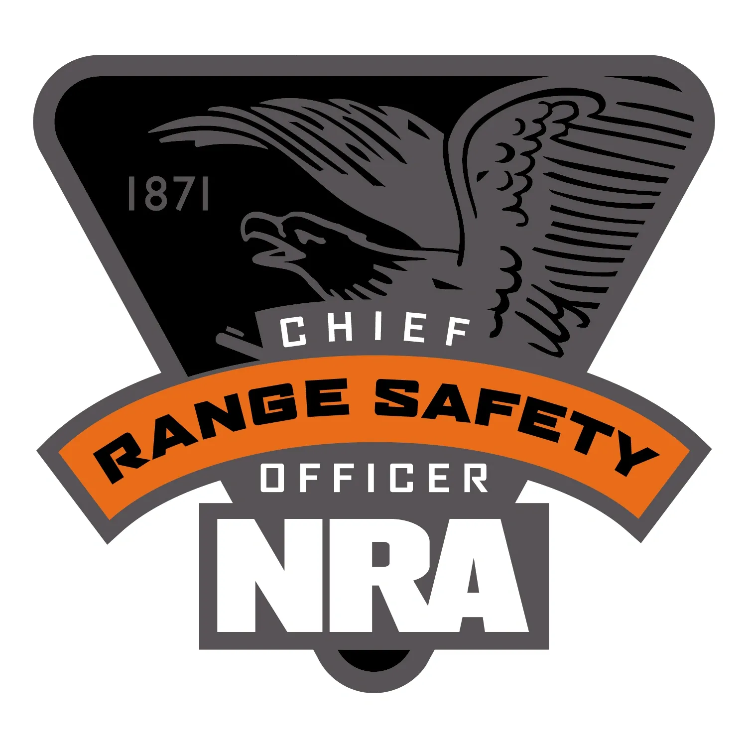 crso-color Colorful Civilian Range Safety Officer emblem