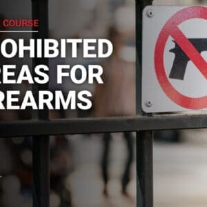 Prohibited Areas for Firearms