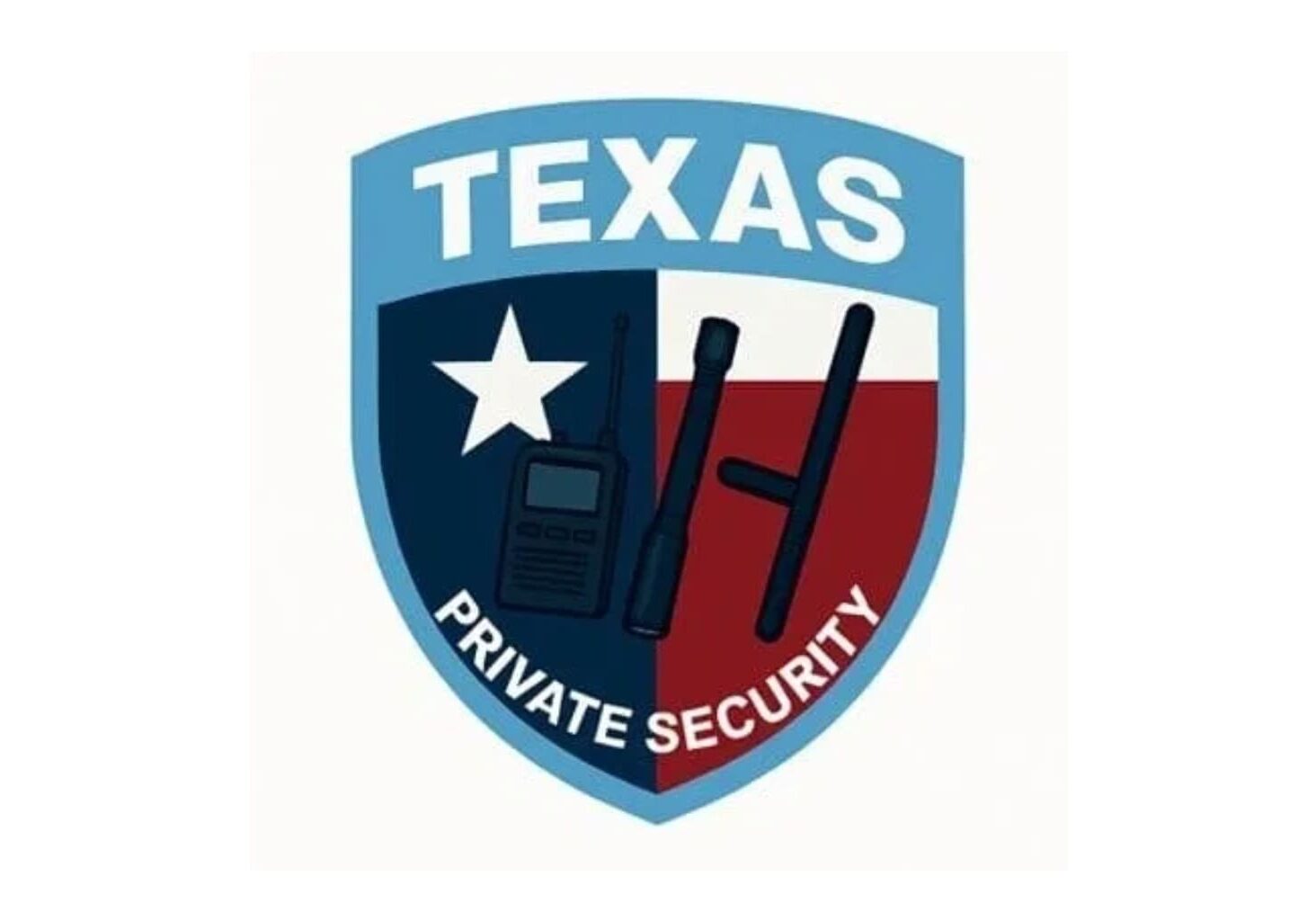 Texas private security shield logo